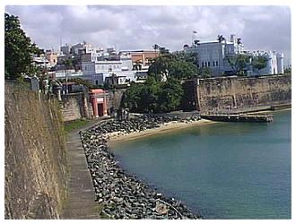 Massive Wall Surrounding Old San Juan