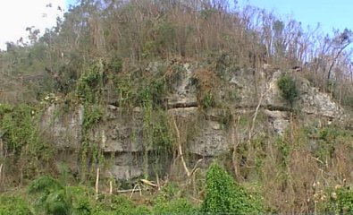 Karst formation in Sabana Saca